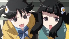 Anime anime girls bakemonogatari araragi karen Japanese clothes 