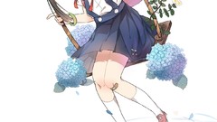 Anime anime girls bakemonogatari hachikuji mayoi 