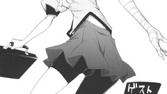 Anime anime girls bakemonogatari kanbaru suruga