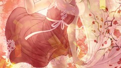 Anime anime girls bakemonogatari sengoku nadeko