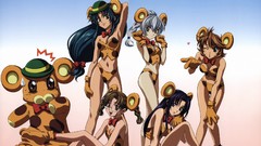 Anime anime girls bare shoulders animal ears Fullmetal Panic!
