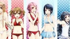 Anime anime girls bikini sword art online yuuki asuna Ayano 
