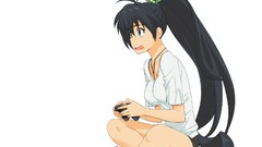 Anime anime girls black hair idolmaster video games ganaha 