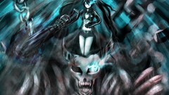 Anime anime girls black rock shooter