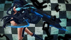 Anime anime girls black rock shooter