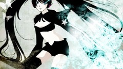 Anime anime girls black rock shooter
