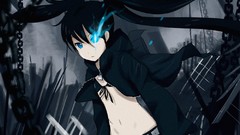 Anime anime girls black rock shooter