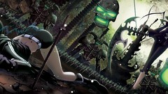 Anime anime girls black rock shooter Dead Master
