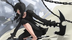 Anime anime girls black rock shooter Dead Master