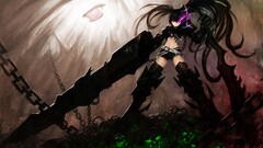 Anime anime girls black rock shooter Insane Black Rock Shooter