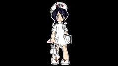 Anime anime girls bleach kuchiki rukia Simple Background nurses
