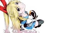 Anime anime girls blonde long hair Nisekoi Kirisaki Chitoge tie