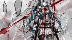 Anime anime girls blue eyes