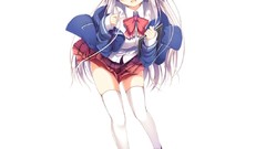 Anime anime girls blue eyes