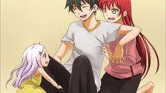 Anime anime girls blue eyes redheads anime boys