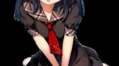 Anime anime girls blushing dark hair render kantoku