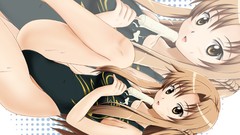 Anime anime girls brown eyes brunettes sword art online yuuki 