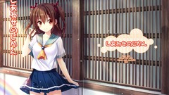 Anime anime girls brown eyes seifuku twintails