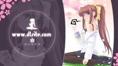 Anime anime girls brunette