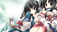 Anime anime girls brunettes