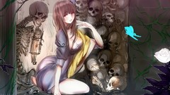 Anime anime girls brunettes