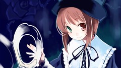 Anime anime girls brunettes rozen maiden heterochromia 