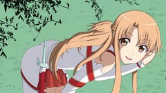 Anime anime girls brunettes sword art online yuuki asuna