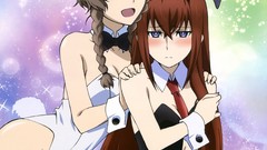 Anime anime girls Bunnies makise kurisu steins gate Amane Suzuha