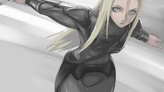 Anime anime girls claymore soft shading