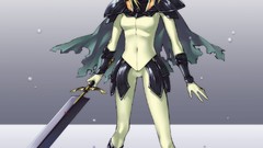 Anime anime girls claymore soft shading