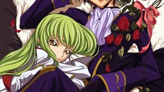 Anime anime girls code geass lamperouge lelouch C & C artwork