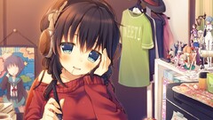 Anime anime girls digital art