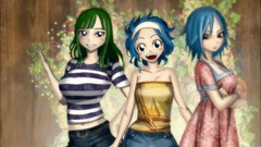 Anime anime girls fairy tail levy mcgarden Juvia Lockser