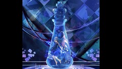 Anime anime girls fantasy art blue hair legs dress blue dress