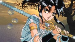 Anime anime girls girls with swords