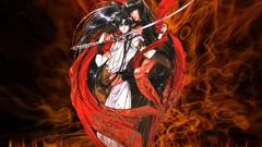 Anime anime girls girls with swords