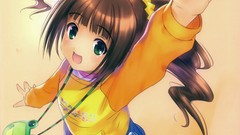 Anime anime girls green eyes brunettes idolmaster takatsuki 