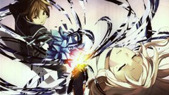 Anime anime girls guilty crown artwork