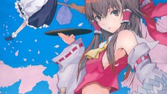 Anime anime girls hakurei reimu touhou kirisame marisa fuyuno 