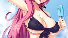 Anime anime girls hatsune miku megurine luka bikini