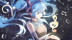 Anime anime girls hatsune miku vocaloid twintails Seiken 