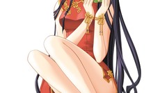 Anime anime girls hentai Chinese clothes chinese dress