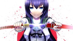 Anime anime girls highschool of the dead busujima saeko