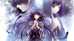 Anime anime girls innocent grey cartagra Japanese clothes