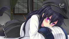 Anime anime girls kantai collection blushing Akatsuki (KanColle)