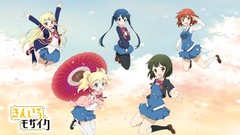 Anime anime girls kiniro mosaic kujou karen Inokuma Yuko 