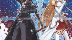 Anime anime girls kirigaya kazuto sword art online yuuki asuna 