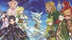 Anime anime girls kirigaya kazuto sword art online yuuki asuna 