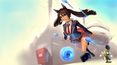 Anime anime girls League of Legends ahri