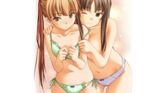 Anime anime girls lingerie